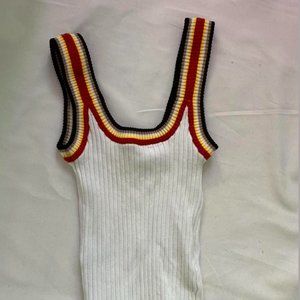 WHITE / MULTI TANK BODYSUIT